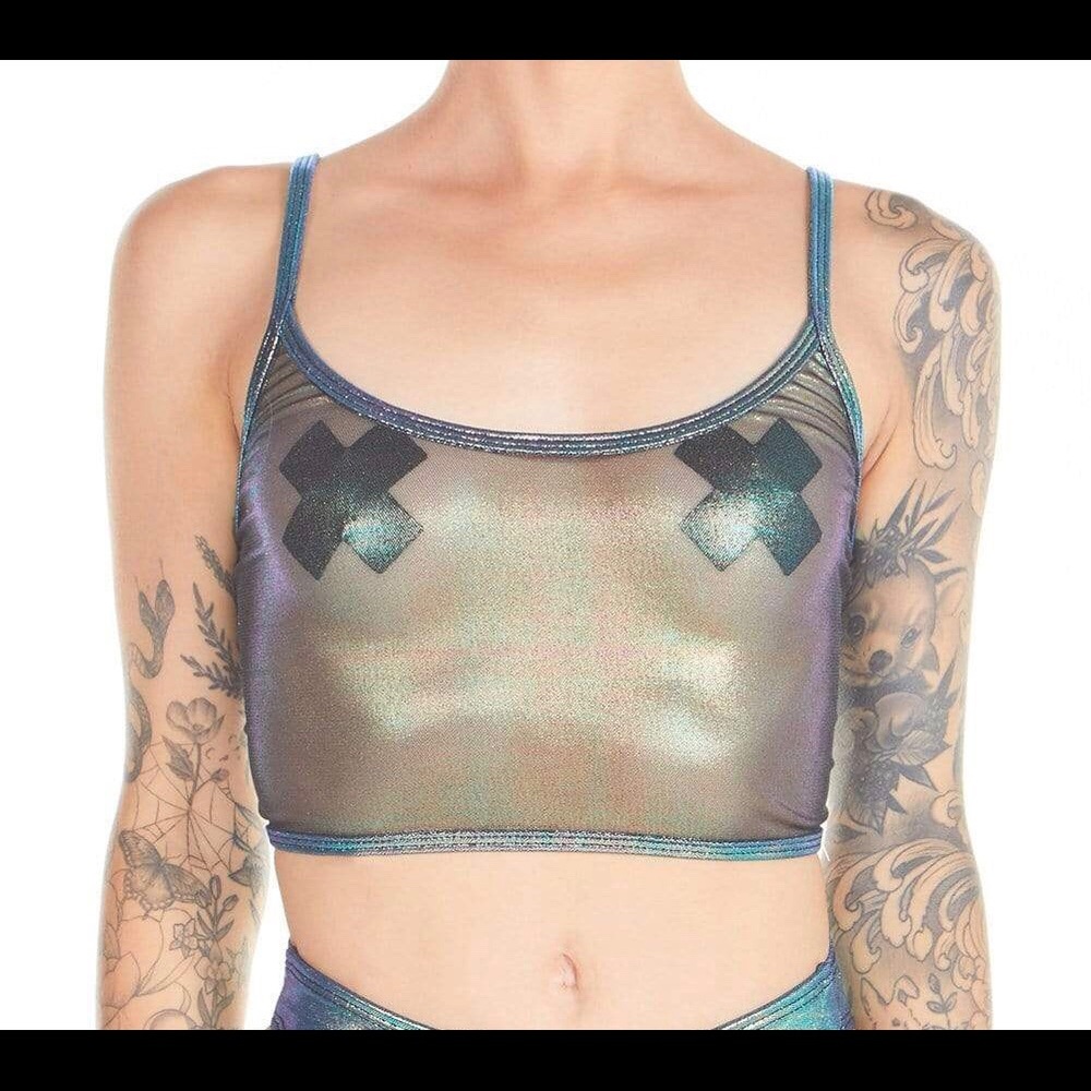 Mesh Crop Top
